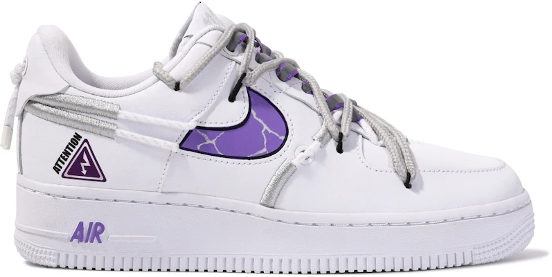 【客製球鞋】Nike Air Force 1 Low LX 達文西客製 禮盒 危險警告 通用 塗鴉 簡約 低筒 板鞋 女款 白紫 Lookbook 【客製球鞋】Nike Air Force 1 Low LX 達文西客製 禮盒 危險警告 通用 塗鴉 簡約 低筒 板鞋 女款 白紫