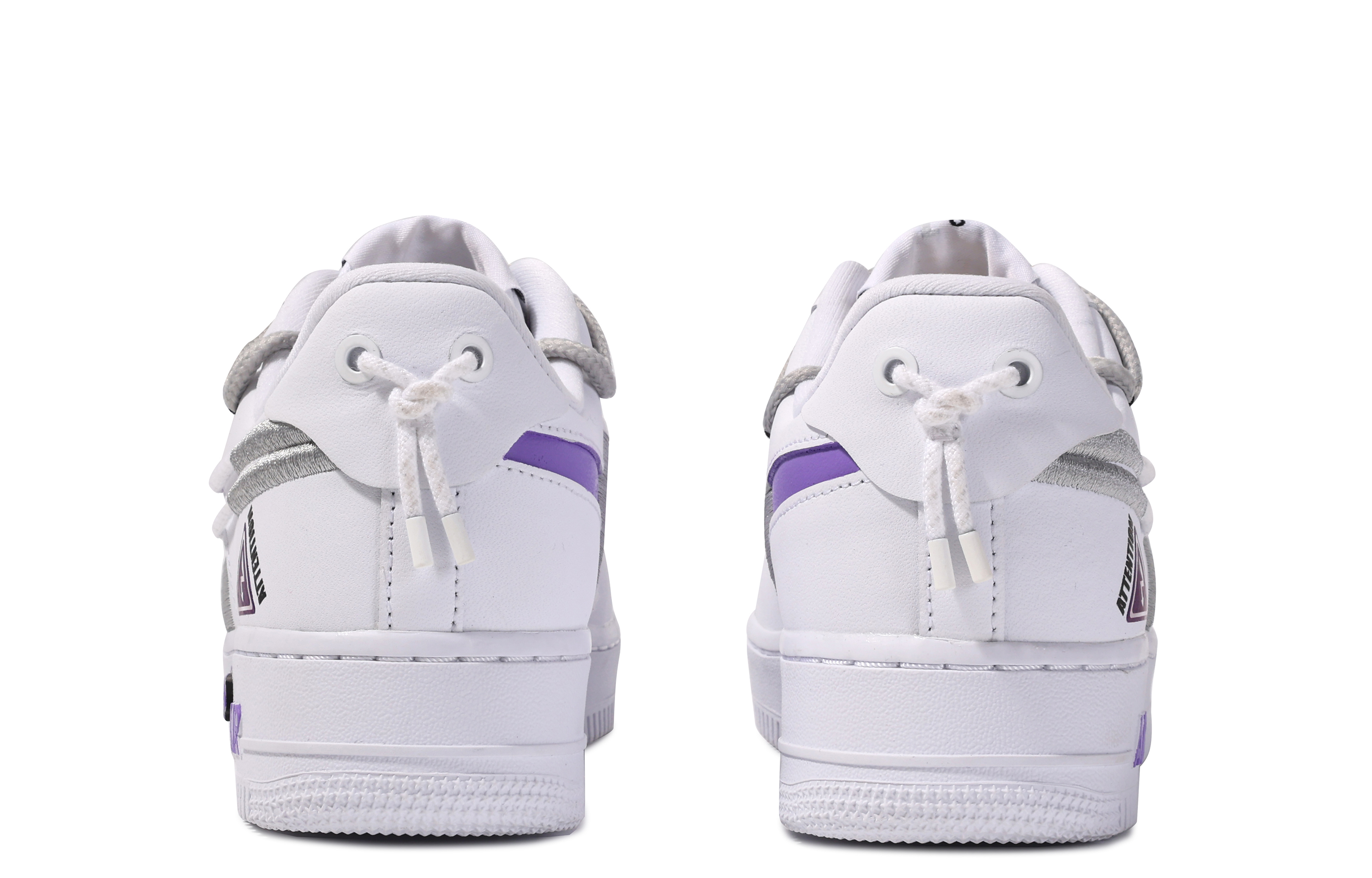Purchase 【客製球鞋】Nike Air Force 1 Low LX 達文西客製 禮盒 危險警告 通用 塗鴉 簡約 低筒 板鞋 女款 白紫