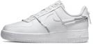 Sizing 【客製球鞋】Nike Air Force 1 Low LX 達文西客製 禮盒 危險警告 通用 塗鴉 簡約 低筒 板鞋 女款 白紫