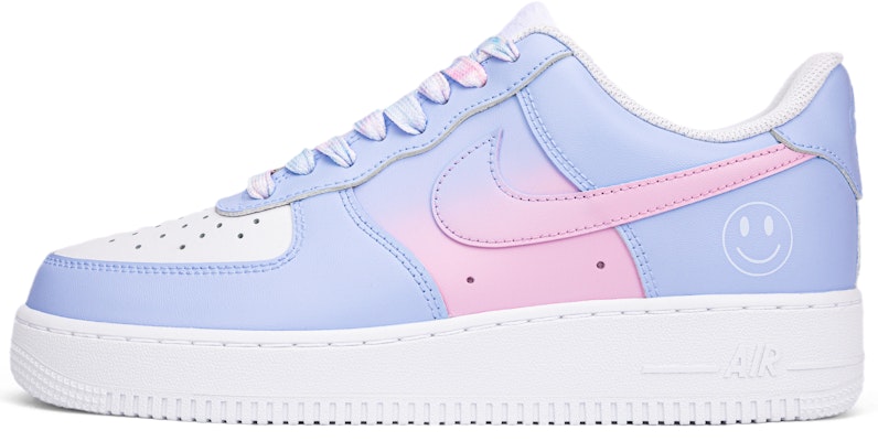 (W) 【定制鞋款】耐克空军一号 低帮 紫白色“阳光微笑天空” DD8959-100(Team18-晴天笑脸紫白) Buy (W) 【定制鞋款】耐克空军一号 低帮 紫白色“阳光微笑天空” DD8959-100(Team18-晴天笑脸紫白)