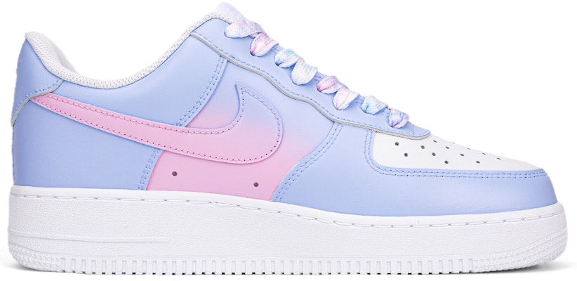 (W) 【定制鞋款】耐克空军一号 低帮 紫白色“阳光微笑天空” DD8959-100(Team18-晴天笑脸紫白) Order (W) 【定制鞋款】耐克空军一号 低帮 紫白色“阳光微笑天空” DD8959-100(Team18-晴天笑脸紫白)
