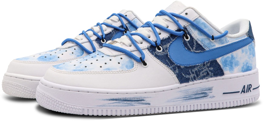 (W) 나이키 에어포스 1 로우 '스윗 썸머 페이드 블루' (커스텀) DD8959-100(Team53-女款清蓝一夏S-BOX) Lookbook (W) 나이키 에어포스 1 로우 '스윗 썸머 페이드 블루' (커스텀) DD8959-100(Team53-女款清蓝一夏S-BOX)