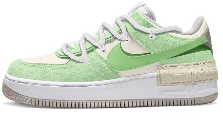 custom-shoes-women-nike-air-force-1-low-shadow-retro-bamboo-green-deconstructed-strap