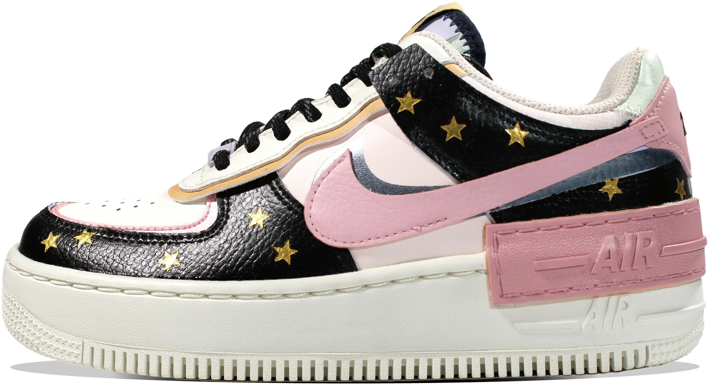 custom-shoes-women-nike-air-force-1-low-shadow-dopamine-black-pink