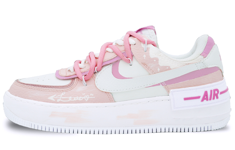 Buy (W) [カスタムシューズ] (女性用) Nike Air Force 1 Low Shadow 'デコストラクティッドプディンググラフィティ' CI0919-102(Team77-粉粉布丁)