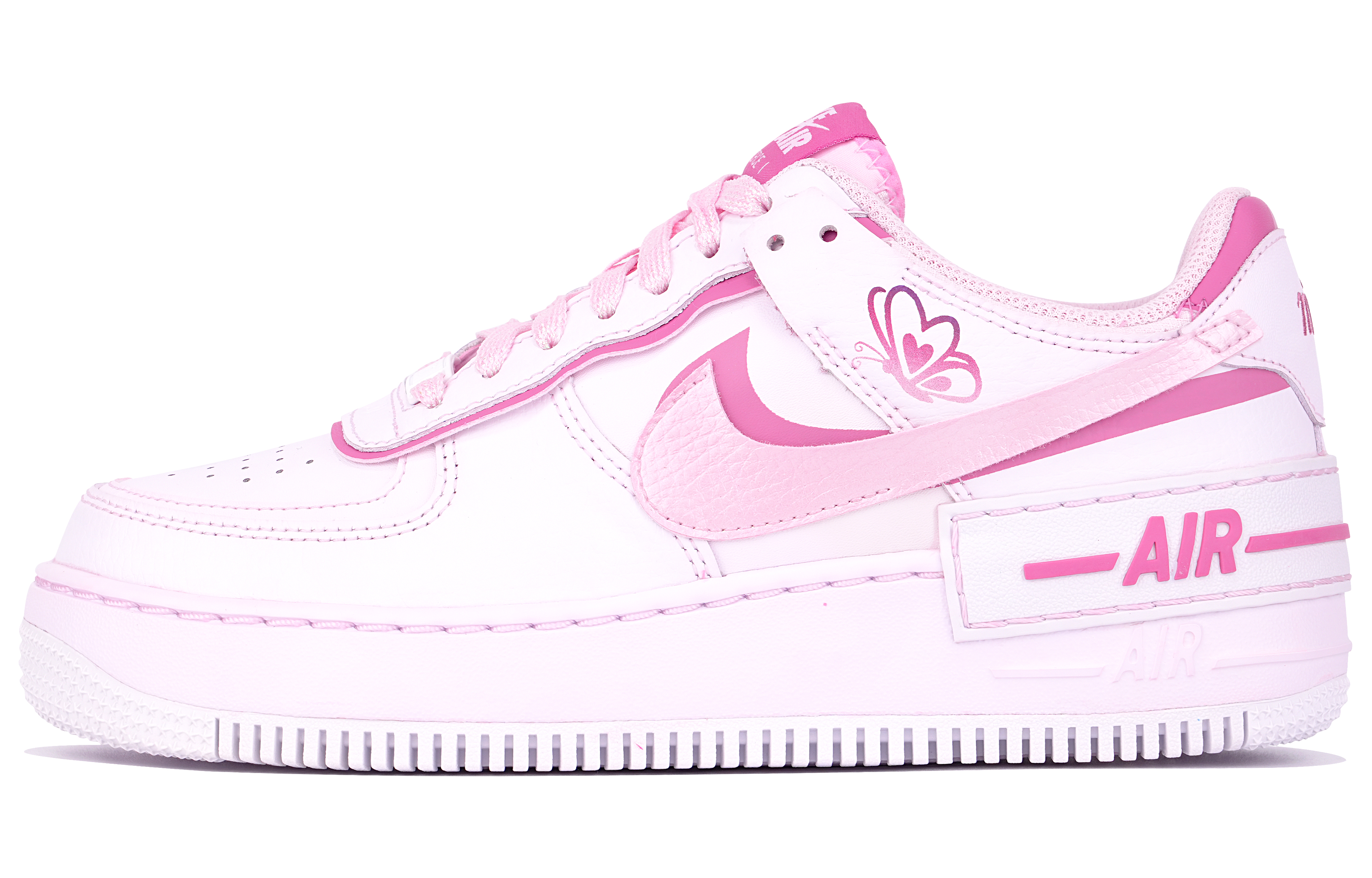 Buy (W) Zapatillas Nike Air Force 1 Low Shadow 'Degradé Mariposa' CI0919-102(TeamTen-女款粉蝴蝶浸染)