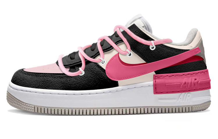 Buy (W) 【カスタムシューズ】ナイキ AF1 ロー シャドウ '渋谷ギャル Y2Kデコンストラップ' FB7172-111(TeamY-女款涩谷辣妹粉黑)