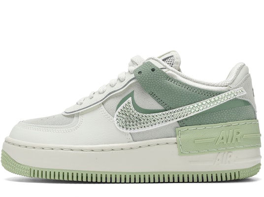 【訂製球鞋】 Nike Air Force 1 Low Shadow 馬卡龍 施華洛世奇水鑽 低筒 板鞋 女款 灰綠 Buy 【訂製球鞋】 Nike Air Force 1 Low Shadow 馬卡龍 施華洛世奇水鑽 低筒 板鞋 女款 灰綠