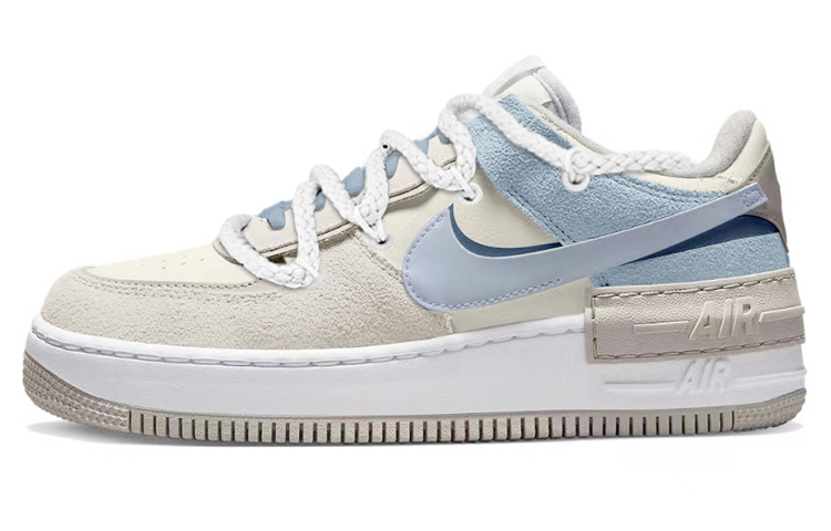 [Custom Shoes] (W) Nike Air Force 1 Low Shadow 'Sea Salt University Blue'
