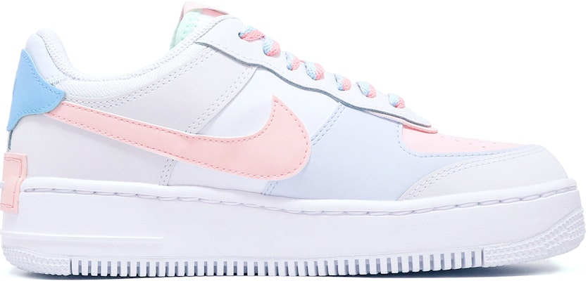 【定制球鞋】 Nike Air Force 1 Low Shadow 情人節限定 像素愛心 特殊禮盒 休閒 低幫 板鞋 女款 白粉藍 Order 【定制球鞋】 Nike Air Force 1 Low Shadow 情人節限定 像素愛心 特殊禮盒 休閒 低幫 板鞋 女款 白粉藍