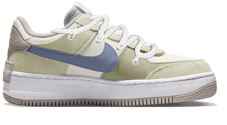 【定制球鞋】Nike Air Force 1 Low Shadow復古 奶黃包 學院風 解構綁帶 低幫 板鞋 女款 米灰 Order 【定制球鞋】Nike Air Force 1 Low Shadow復古 奶黃包 學院風 解構綁帶 低幫 板鞋 女款 米灰