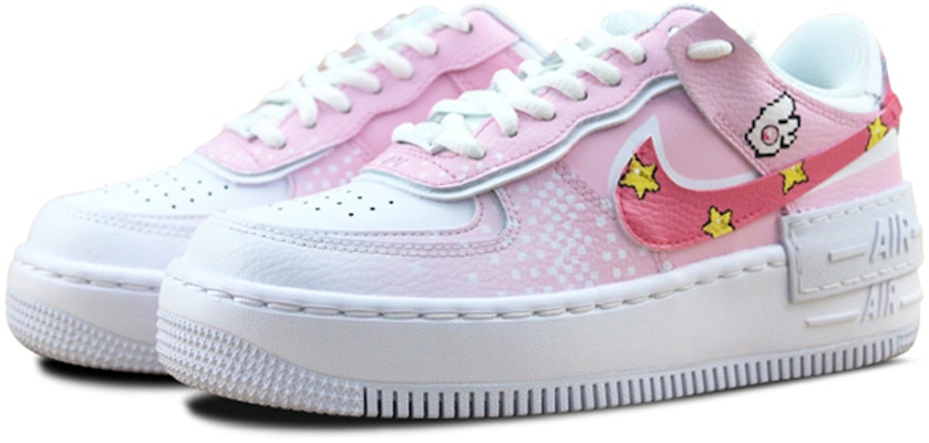 (W) Nike Air Force 1 Shadow "Sakura" Rosa Degradado CI0919-100(Team叁-女款喷绘手绘魔卡少女樱) Lookbook (W) Nike Air Force 1 Shadow "Sakura" Rosa Degradado CI0919-100(Team叁-女款喷绘手绘魔卡少女樱)