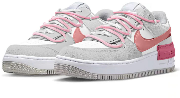 【定制球鞋】 Nike Air Force 1 Low Shadow 复古 高級霧霾灰 學院風 解構 低筒 板鞋 女款 灰粉 Lookbook 【定制球鞋】 Nike Air Force 1 Low Shadow 复古 高級霧霾灰 學院風 解構 低筒 板鞋 女款 灰粉