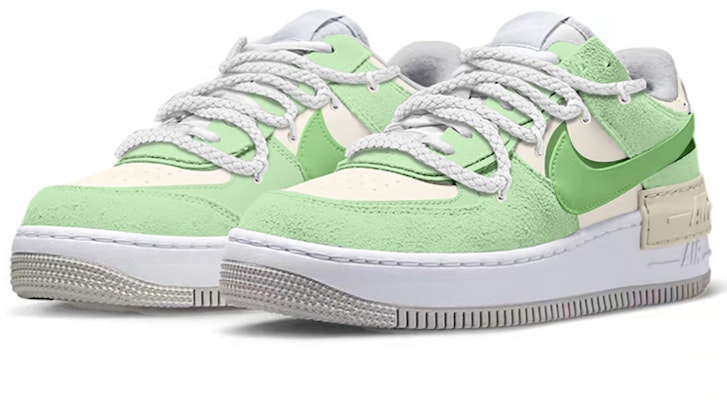 (W) Nike Air Force 1 Shadow Retro Bambú Verde FB7172-111(TeamY-女款竹叶青米绿) Lookbook (W) Nike Air Force 1 Shadow Retro Bambú Verde FB7172-111(TeamY-女款竹叶青米绿)