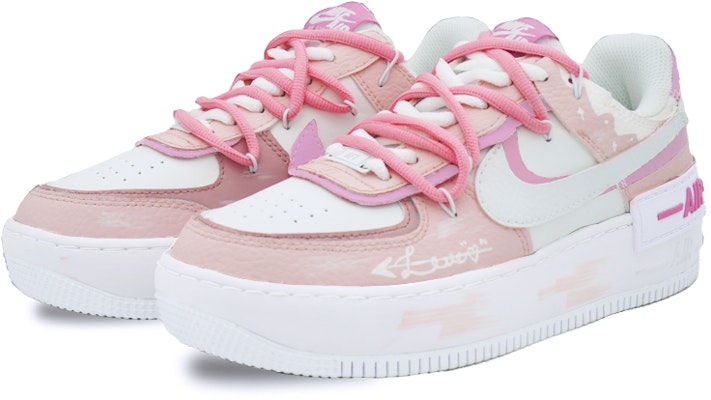 (W) Zapatillas Nike Air Force 1 Low Shadow 'Deconstructed Pudding Graffiti' CI0919-102(Team77-粉粉布丁) Lookbook (W) Zapatillas Nike Air Force 1 Low Shadow 'Deconstructed Pudding Graffiti' CI0919-102(Team77-粉粉布丁)