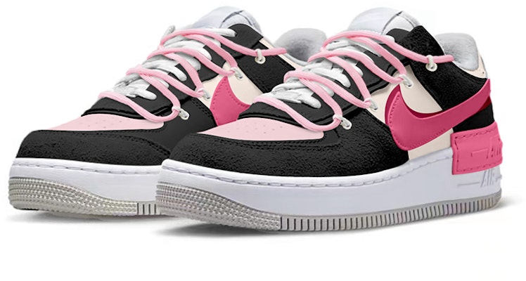 (W) Nike Air Force 1 Shadow Rosa Y2K Personalizadas FB7172-111(TeamY-女款涩谷辣妹粉黑) Lookbook (W) Nike Air Force 1 Shadow Rosa Y2K Personalizadas FB7172-111(TeamY-女款涩谷辣妹粉黑)