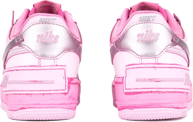 (W) ナイキ AF1 シャドウ Y2K ピンクシルバー (カスタム) CI0919-119(TeamTen-女款Y2K辣妹粉浸染) Shop (W) ナイキ AF1 シャドウ Y2K ピンクシルバー (カスタム) CI0919-119(TeamTen-女款Y2K辣妹粉浸染)
