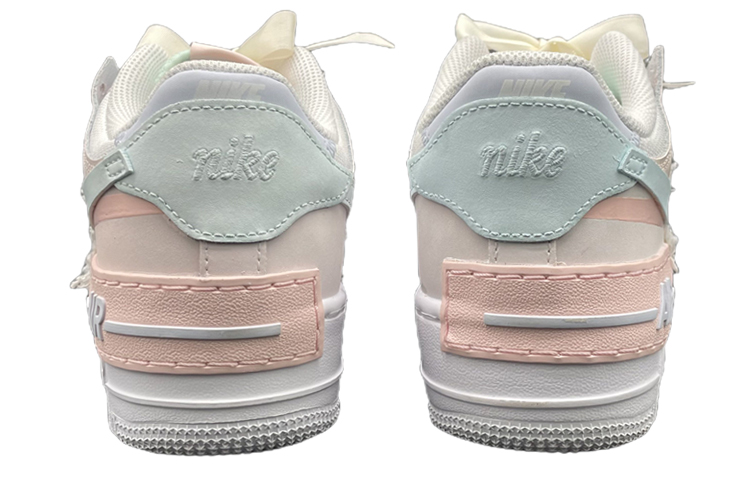 Shop (W) [Kasut Custom] Nike Air Force 1 Low Shadow 'Putih Merah Jambu' CI0919-117(Team44-空军小香风)