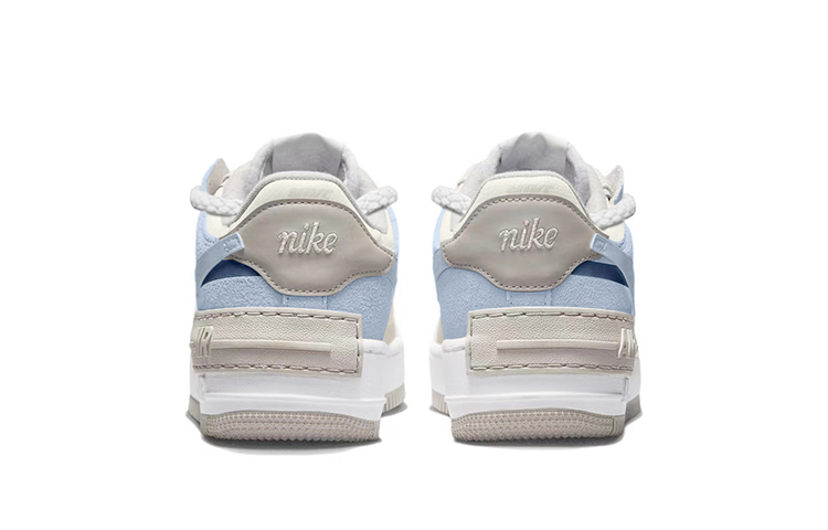 [Custom Shoes] (W) Nike Air Force 1 Low Shadow 'Sea Salt University Blue' 圖 4