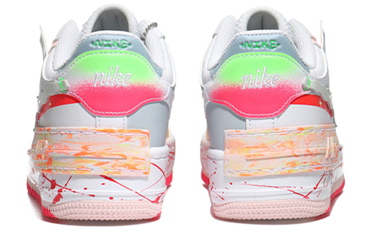 Purchase (W) [Kasut Custom] Nike Air Force 1 Low Shadow 'Putih Merah Jambu Percikan' DV1364-111(Team10-红泼墨女白QD)