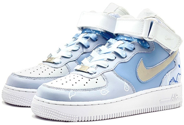 (W) ナイキ AF1 ミッド '07 "キャンパス ペイズリー" (カスタム) DD9625-100(TeamS-高校腰果花) Lookbook (W) ナイキ AF1 ミッド '07 "キャンパス ペイズリー" (カスタム) DD9625-100(TeamS-高校腰果花)