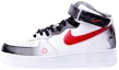 Buy 【定制球鞋】Nike Air Force 1 Mid 07 空军一号 暗黑守望者 GenJi 中筒 板鞋 女款 白紅黑