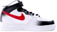 Order 【定制球鞋】Nike Air Force 1 Mid 07 空军一号 暗黑守望者 GenJi 中筒 板鞋 女款 白紅黑