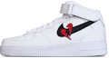 Buy (W) ナイキ AF1 ミッド "失恋スプラッター" (Nike AF1 Mid "Shitsuren Supurattā") DD9625-100(Team拾捌-女款碎心Swoosh)
