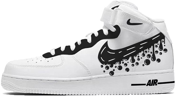 custom-shoes-women-nike-air-force-1-mid-ink-rain-speckle