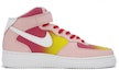 Lookbook 【訂製球鞋】Nike Air Force 1 Mid 07 翅膀 漸變 特別鞋盒 減震防滑 中筒 板鞋 女款 粉色