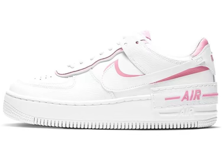 Sizing (W) [Kasut Tersuai] Nike Air Force 1 Shadow 'Taro Bubble Mutiara Merah Jambu' CI0919-102(Team40-芋泥波波S-BOX)