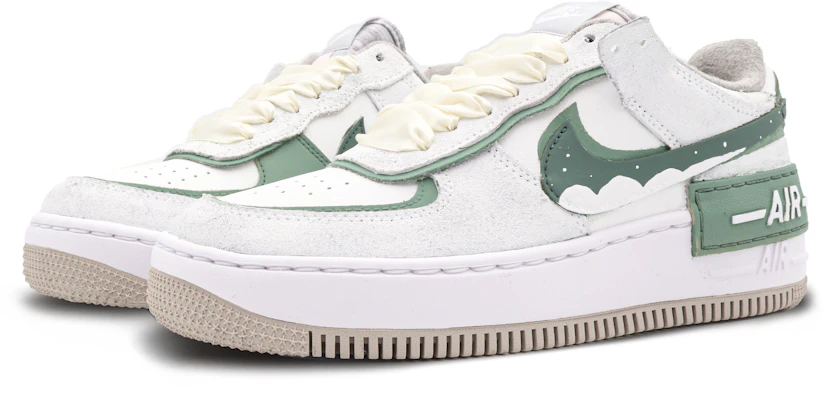 【定制球鞋】 Nike Shadow 奶綠 緞帶 經典復古 低帮 板鞋 女款 白綠 Lookbook 【定制球鞋】 Nike Shadow 奶綠 緞帶 經典復古 低帮 板鞋 女款 白綠