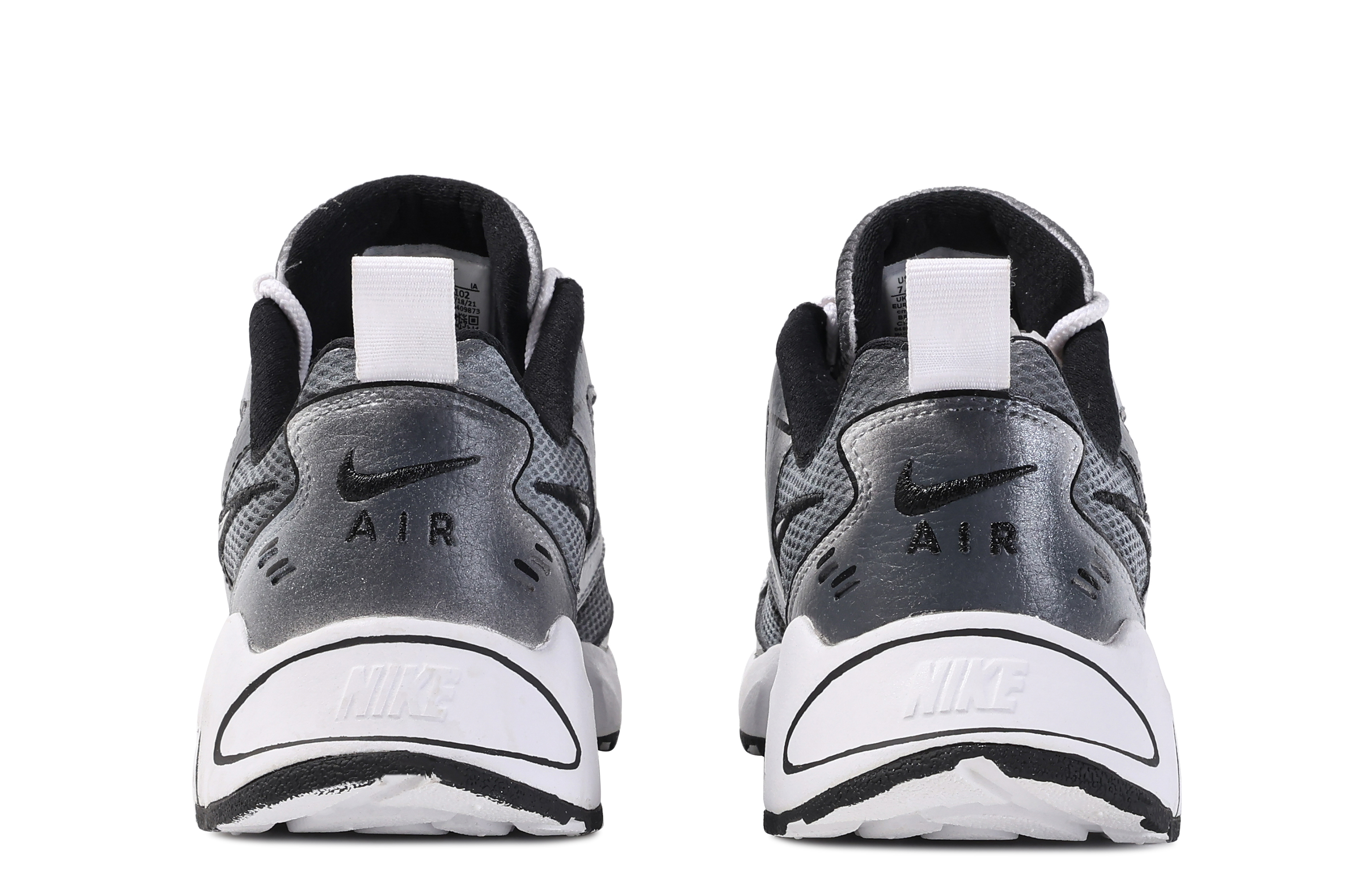 Purchase (W) [Zapatillas Personalizadas] Nike Air Heights 'Da Vinci Plateado' CI0603-102(TeamM-女款银色复古)