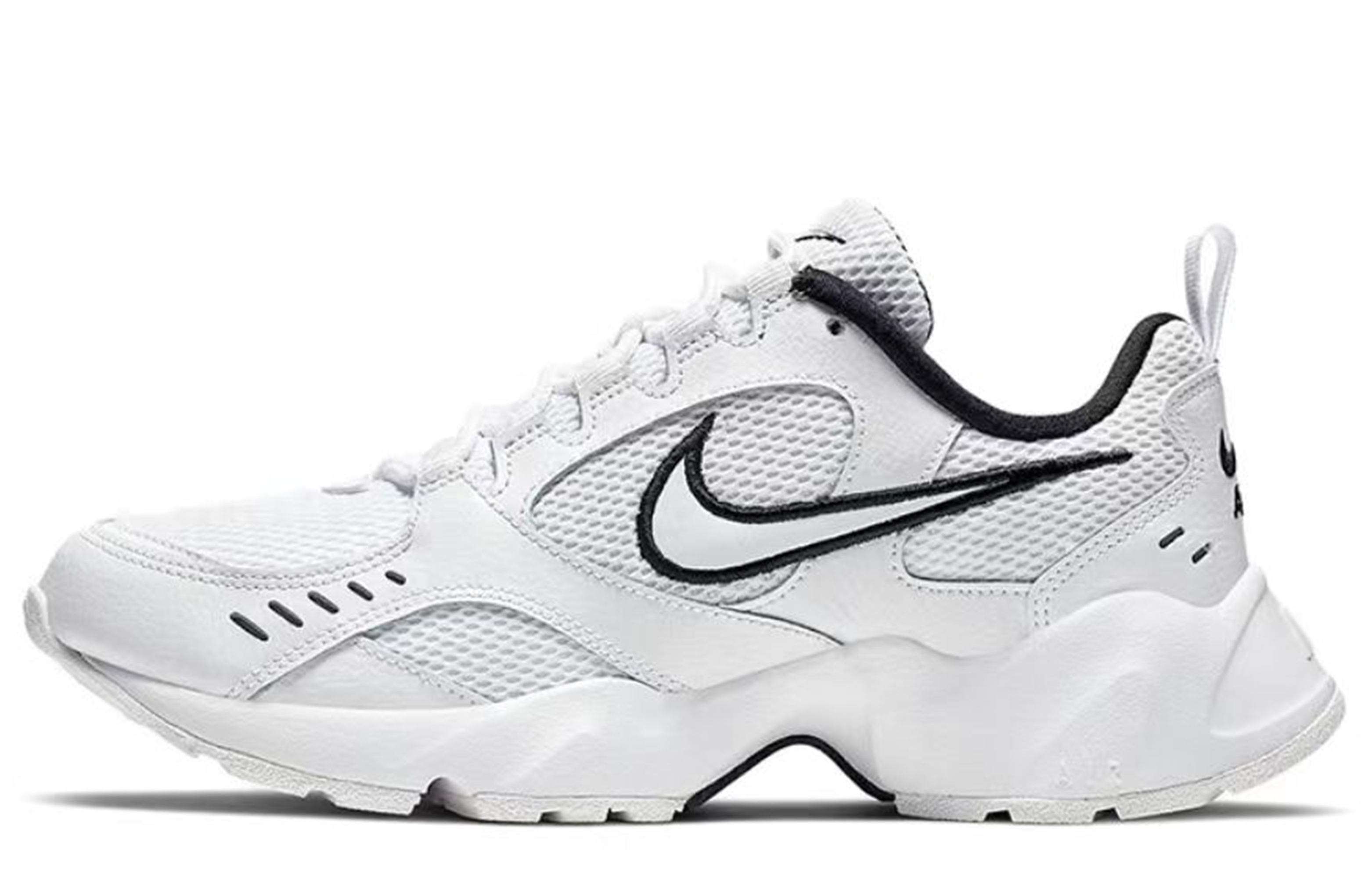 Sizing (W) [Zapatillas Personalizadas] Nike Air Heights 'Da Vinci Plateado' CI0603-102(TeamM-女款银色复古)