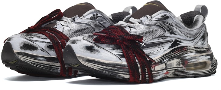 【訂製球鞋】Nike Air Max Bliss CUS ID 破爛美學風 重金屬 美式復古 沙丘末日廢土 低筒 生活休閒鞋 女款 黑灰 Shop 【訂製球鞋】Nike Air Max Bliss CUS ID 破爛美學風 重金屬 美式復古 沙丘末日廢土 低筒 生活休閒鞋 女款 黑灰