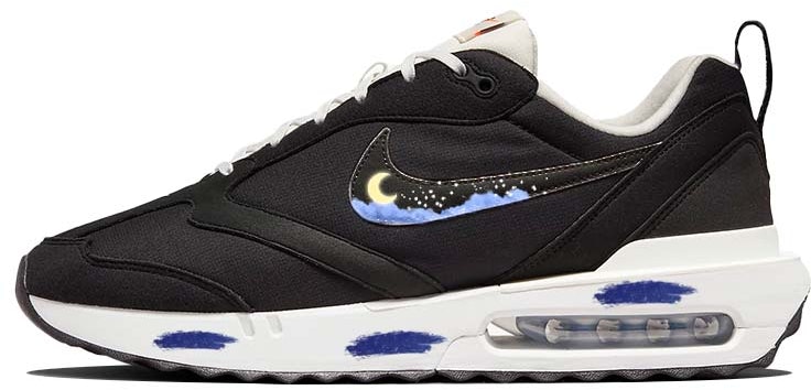 custom-shoes-women-nike-air-max-dawn-black