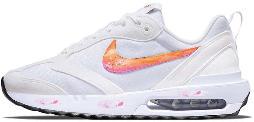 【訂製球鞋】 Nike Air Max Dawn 桃之夭夭 灼灼其華 時尚舒適潮流 防滑耐磨透氣 低筒 生活休閒鞋 女款 白黑 Order 【訂製球鞋】 Nike Air Max Dawn 桃之夭夭 灼灼其華 時尚舒適潮流 防滑耐磨透氣 低筒 生活休閒鞋 女款 白黑