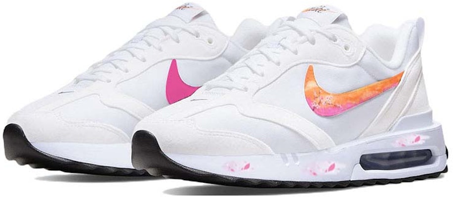 【訂製球鞋】 Nike Air Max Dawn 桃之夭夭 灼灼其華 時尚舒適潮流 防滑耐磨透氣 低筒 生活休閒鞋 女款 白黑 Shop 【訂製球鞋】 Nike Air Max Dawn 桃之夭夭 灼灼其華 時尚舒適潮流 防滑耐磨透氣 低筒 生活休閒鞋 女款 白黑