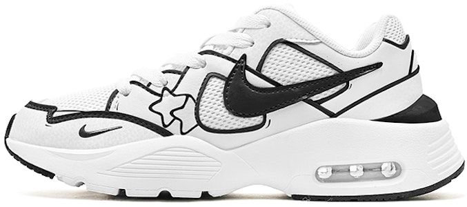 (W) 【カスタムシューズ】ナイキ エア マックス フュージョン『アニメスターブラック』(女性用) CJ1671-100(TeamS-黑白潮酷星星女S-BOX) Order (W) 【カスタムシューズ】ナイキ エア マックス フュージョン『アニメスターブラック』(女性用) CJ1671-100(TeamS-黑白潮酷星星女S-BOX)