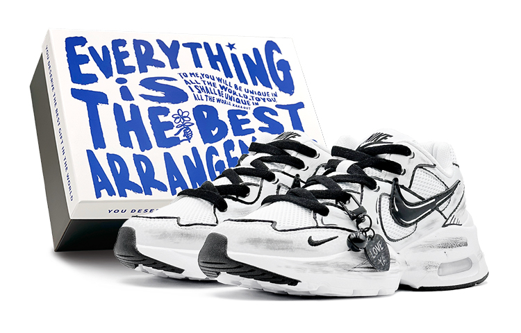 [Custom Shoes] (Women) Nike Air Max Fusion 'Black White Cartoon' CJ1671-100-485279