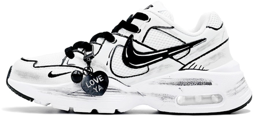 (W) 나이키 에어맥스 퓨전 '검흰 만화' (50 characters) CJ1671-100-485279 Order (W) 나이키 에어맥스 퓨전 '검흰 만화' (50 characters) CJ1671-100-485279