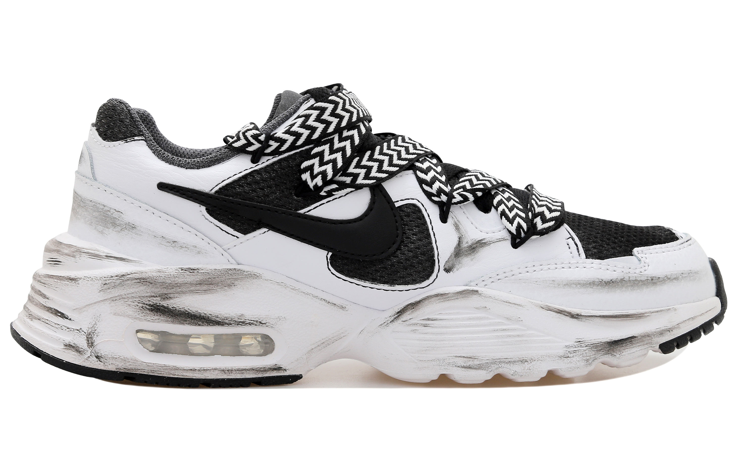 Order (W) [定制鞋款] 耐克Air Max Fusion '黑白熊猫' CJ1671-100(Team拾玖-黑白毒液）