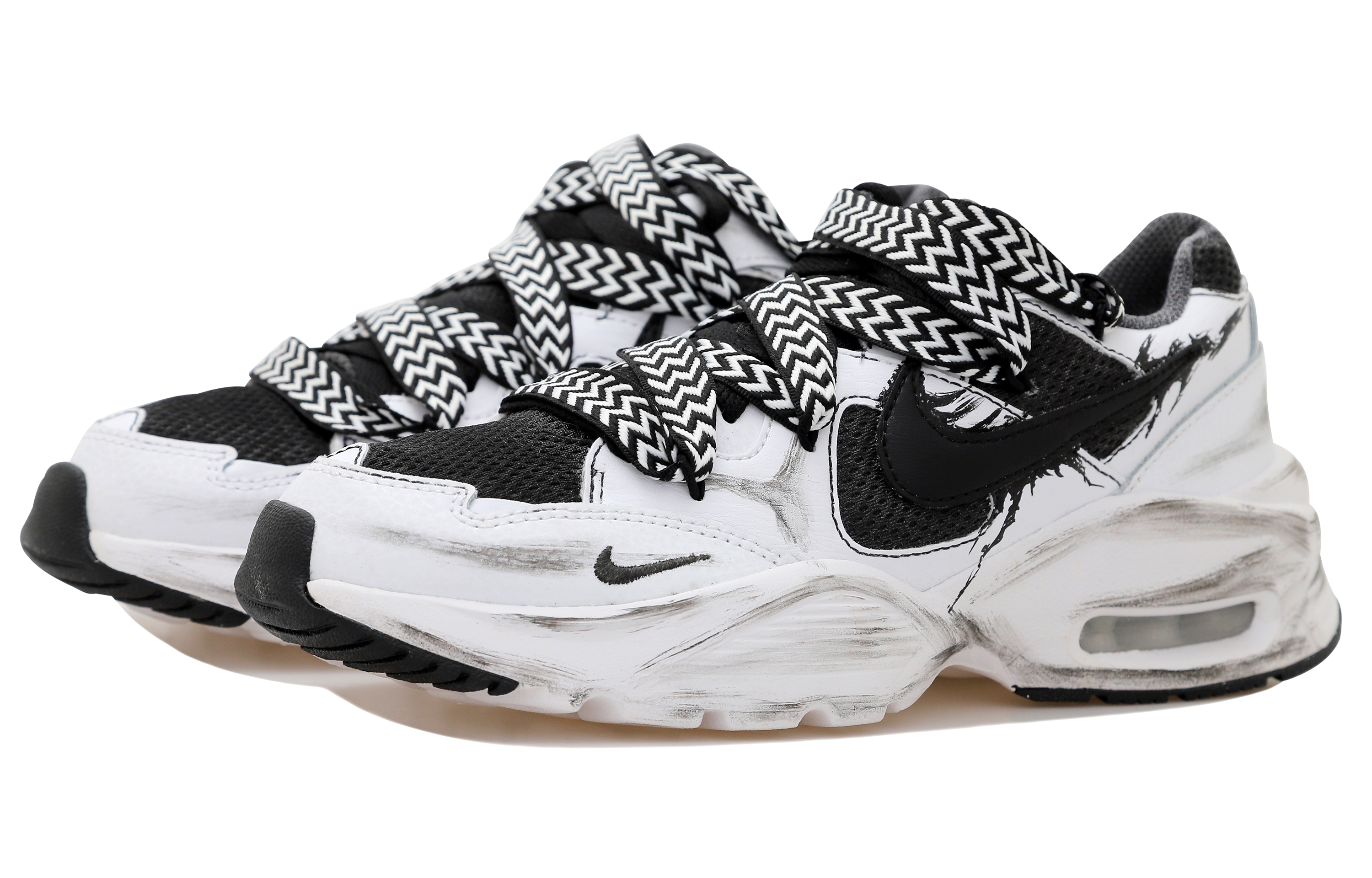 Lookbook (W) [定制鞋款] 耐克Air Max Fusion '黑白熊猫' CJ1671-100(Team拾玖-黑白毒液）