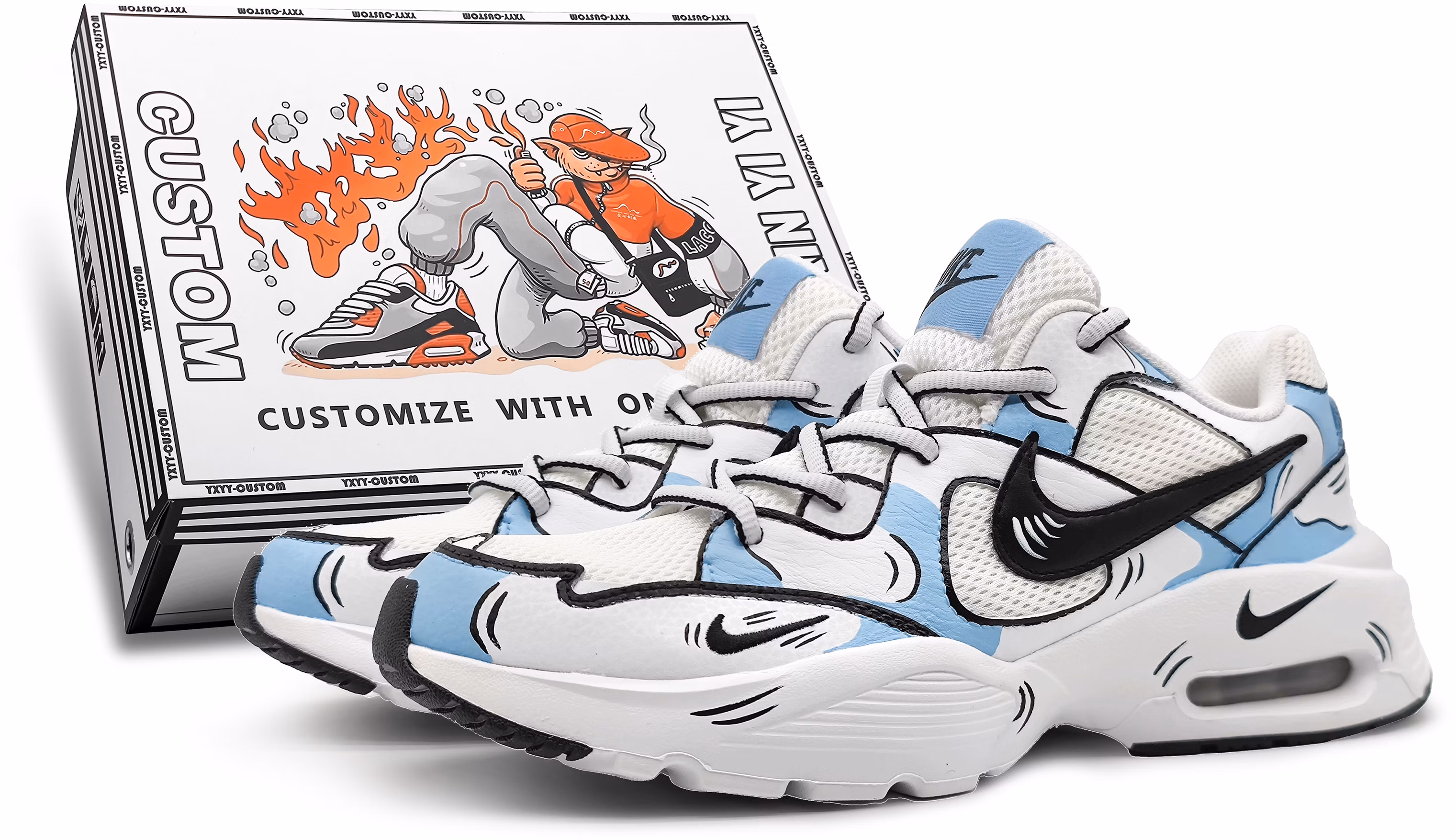 custom-shoes-women-nike-air-max-fusion-blue-white