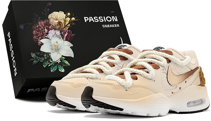 custom-shoes-women-nike-air-max-fusion-brown-cookie-bear
