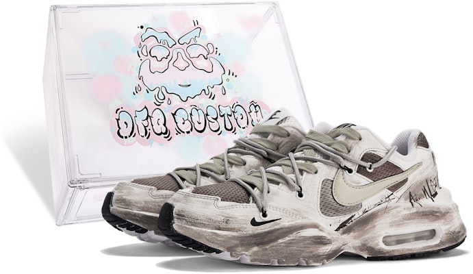 【客製球鞋】Nike Air Max Fusion 織物 達文西客製 禮盒 泥濘 沈染 塗鴉 做舊 解構 簡約 百搭 輕便 低筒 生活休閒鞋 女款 棕 Buy 【客製球鞋】Nike Air Max Fusion 織物 達文西客製 禮盒 泥濘 沈染 塗鴉 做舊 解構 簡約 百搭 輕便 低筒 生活休閒鞋 女款 棕