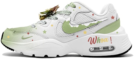 【訂製球鞋】Nike Air Max Fusion 聖誕禮遇 禮花鈴鐺 可拆卸 腰果花鞋帶 鞋盒 耐磨 低筒 生活休閒鞋 女款 綠白 Order 【訂製球鞋】Nike Air Max Fusion 聖誕禮遇 禮花鈴鐺 可拆卸 腰果花鞋帶 鞋盒 耐磨 低筒 生活休閒鞋 女款 綠白