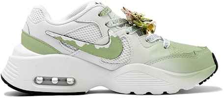【訂製球鞋】Nike Air Max Fusion 聖誕禮遇 禮花鈴鐺 可拆卸 腰果花鞋帶 鞋盒 耐磨 低筒 生活休閒鞋 女款 綠白 Lookbook 【訂製球鞋】Nike Air Max Fusion 聖誕禮遇 禮花鈴鐺 可拆卸 腰果花鞋帶 鞋盒 耐磨 低筒 生活休閒鞋 女款 綠白