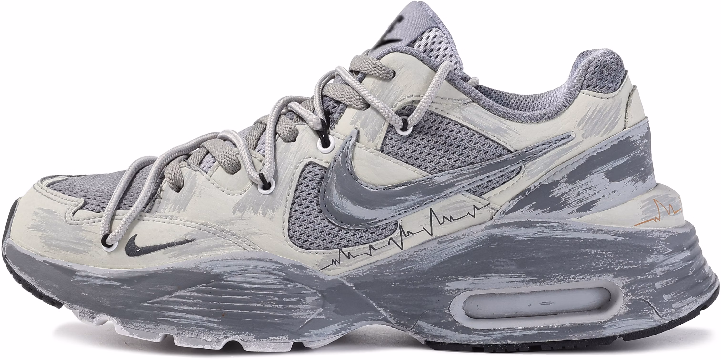 custom-shoes-women-nike-air-max-fusion-da-vinci-custom-graffiti-distressed-grey