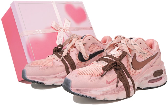 custom-shoes-women-nike-air-max-fusion-dipped-vintage-pink-brown-cj-1671-100-465160